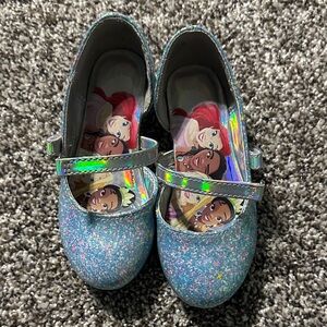 Disney Glittery Blue Kids Dress Shoes